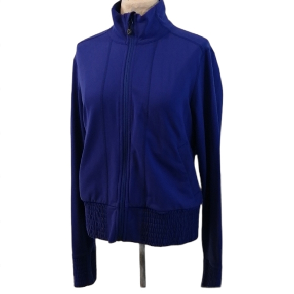 Lululemon Blue Da Bomber Zip Front Jacket Me… - Picture 9 of 13